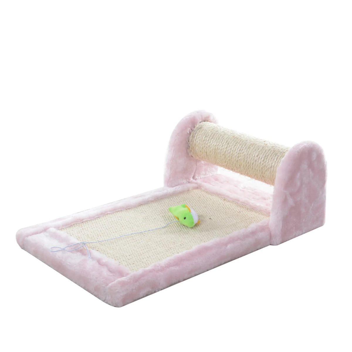 Armarkat rolling cat scratcher with sisal and carpet scratching surfaces