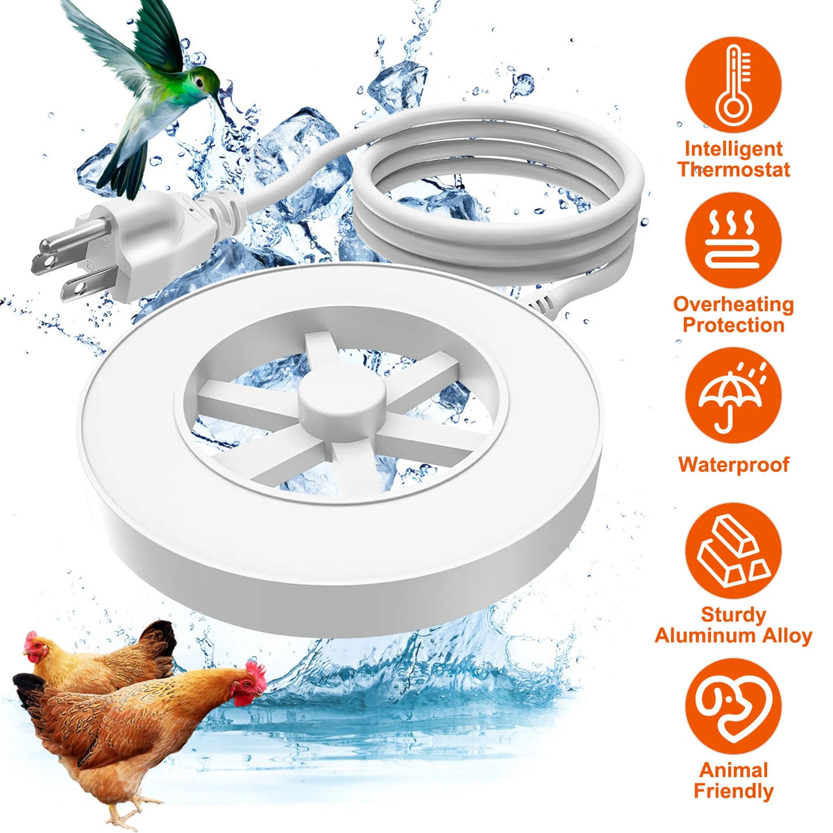 70W Bird Bath Heater