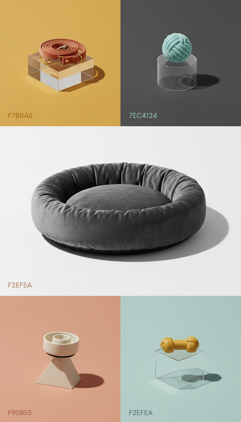 Plush Velvet Urban Pet Bed