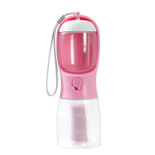 Dog Water Cup Drinking Food Garbage Bag Three-in-one Portable Small