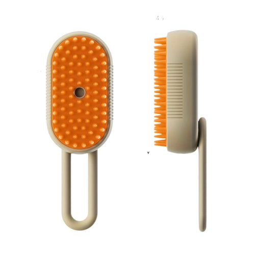 3-in-1 Rechargeable Steam Pet Brush for Cats & Dogs-0